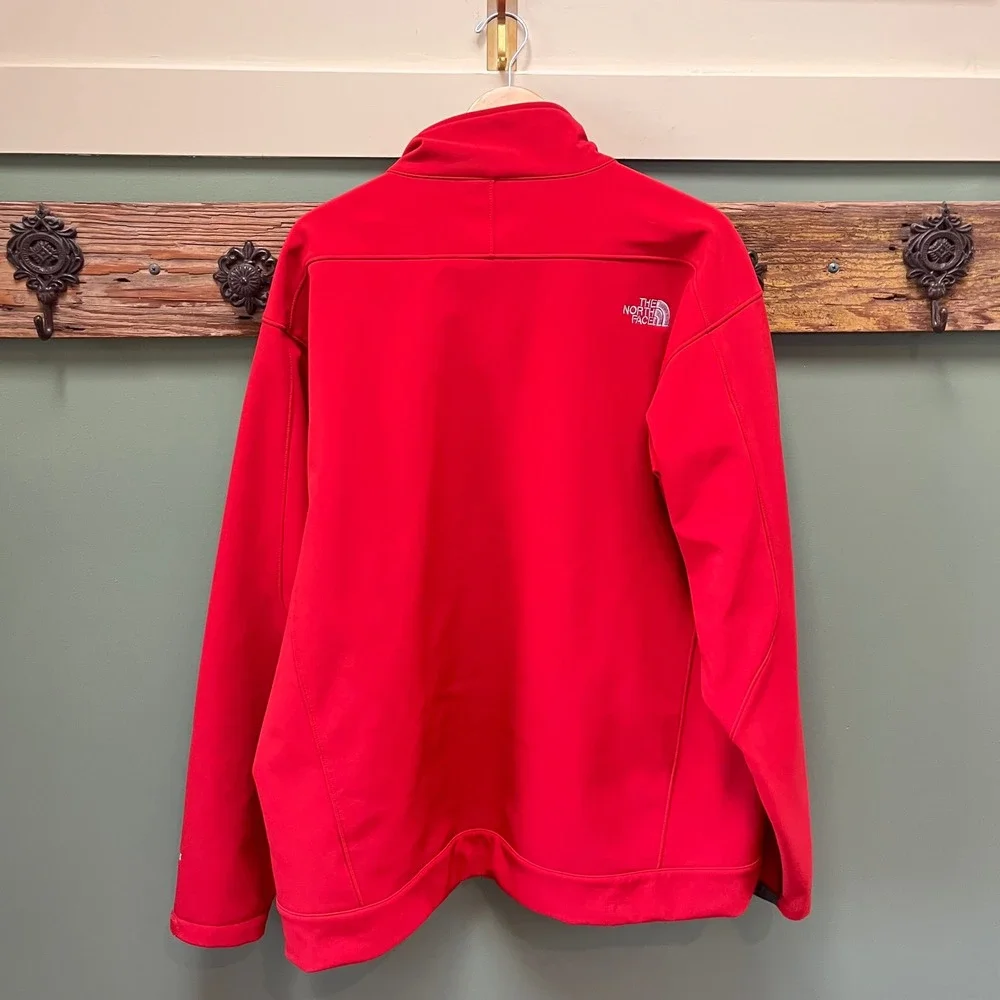 The North Face Apex Bionic Softshell Jacket Mens XXL Red Full Zip AL5C S2009